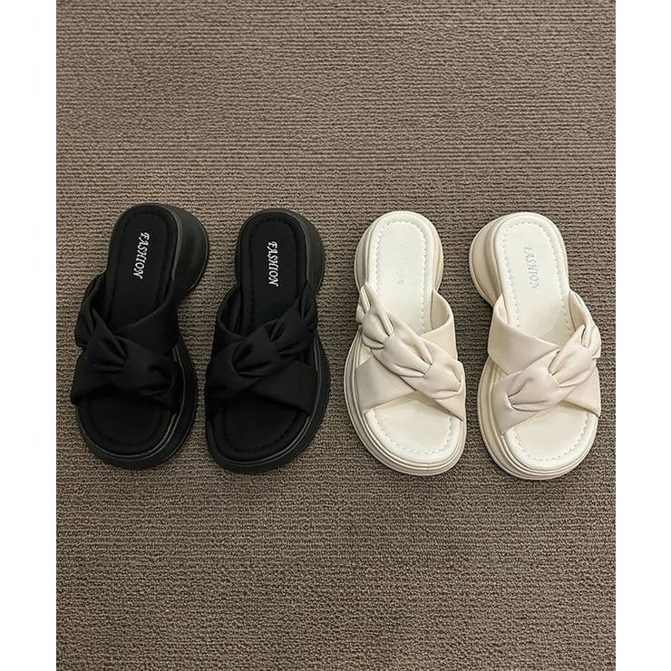 厚底サンダル ミュールサンダル 韓国風 | SUNSHINE CLOSET | 詳細画像11 