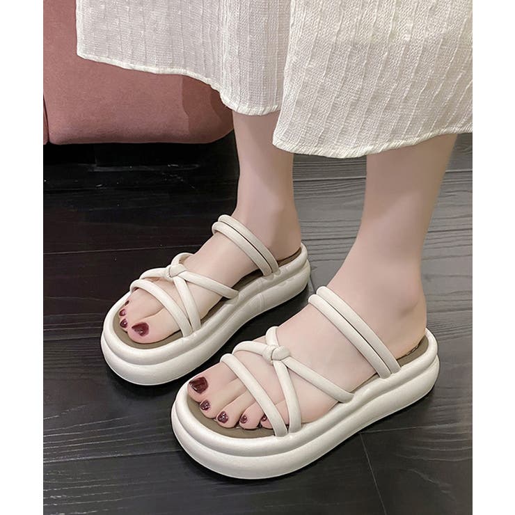 厚底サンダル ミュールサンダル 美脚夏靴 | SUNSHINE CLOSET | 詳細画像7 