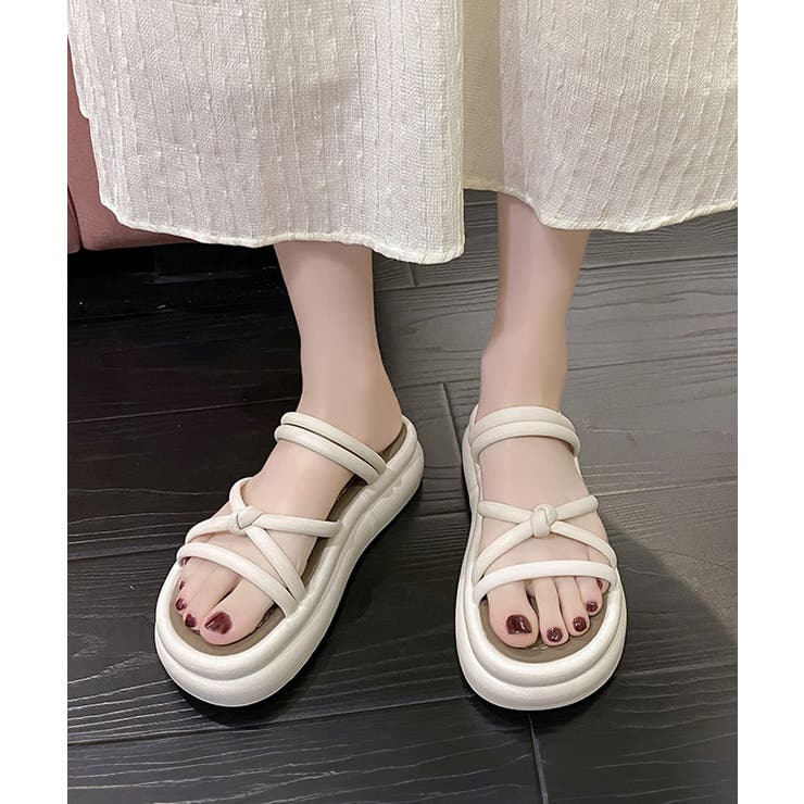 厚底サンダル ミュールサンダル 美脚夏靴 | SUNSHINE CLOSET | 詳細画像9 