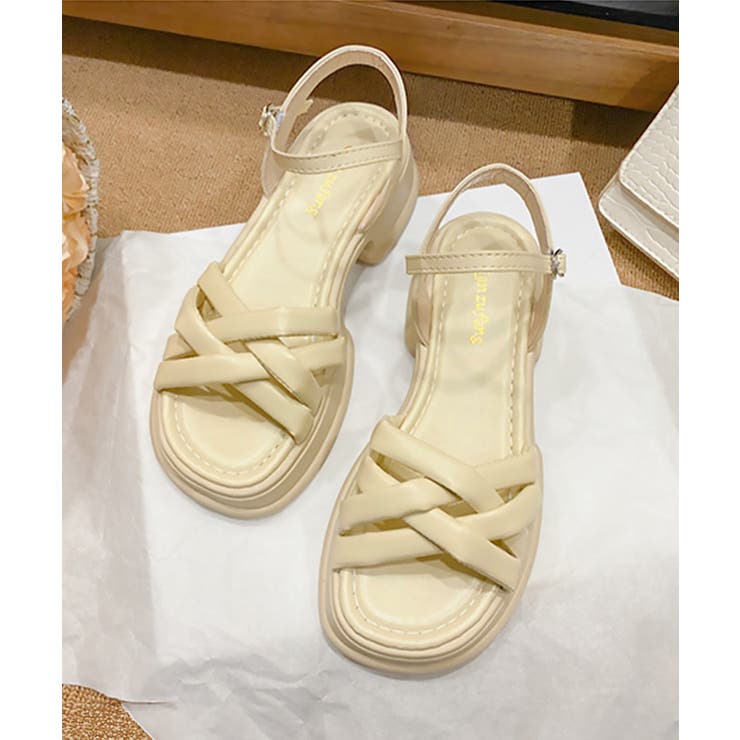 ストラップサンダル レディース 太ヒール | SUNSHINE CLOSET | 詳細画像16 