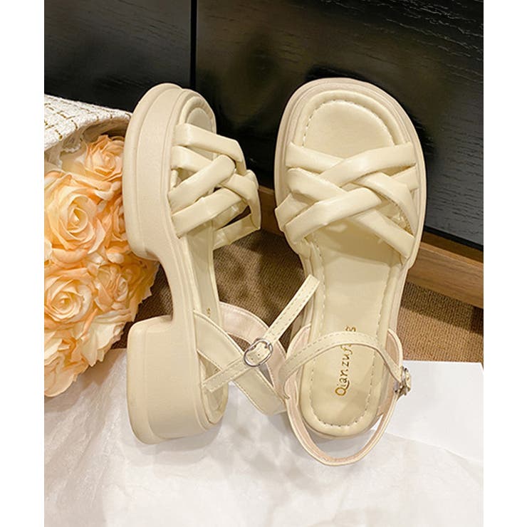 ストラップサンダル レディース 太ヒール | SUNSHINE CLOSET | 詳細画像18 