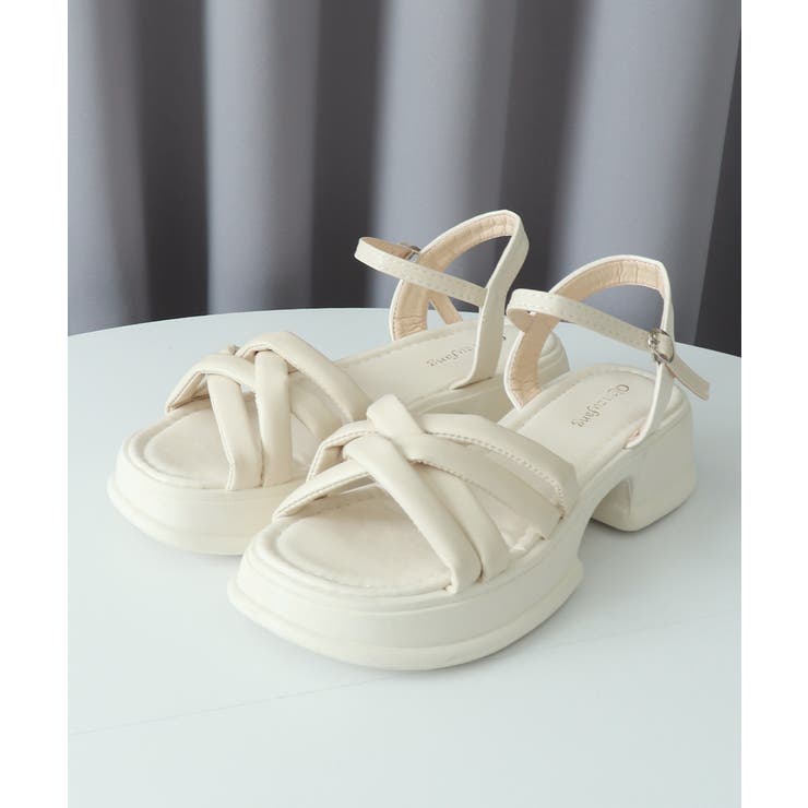 ストラップサンダル レディース 太ヒール | SUNSHINE CLOSET | 詳細画像23 