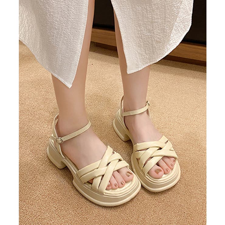 ストラップサンダル レディース 太ヒール | SUNSHINE CLOSET | 詳細画像9 