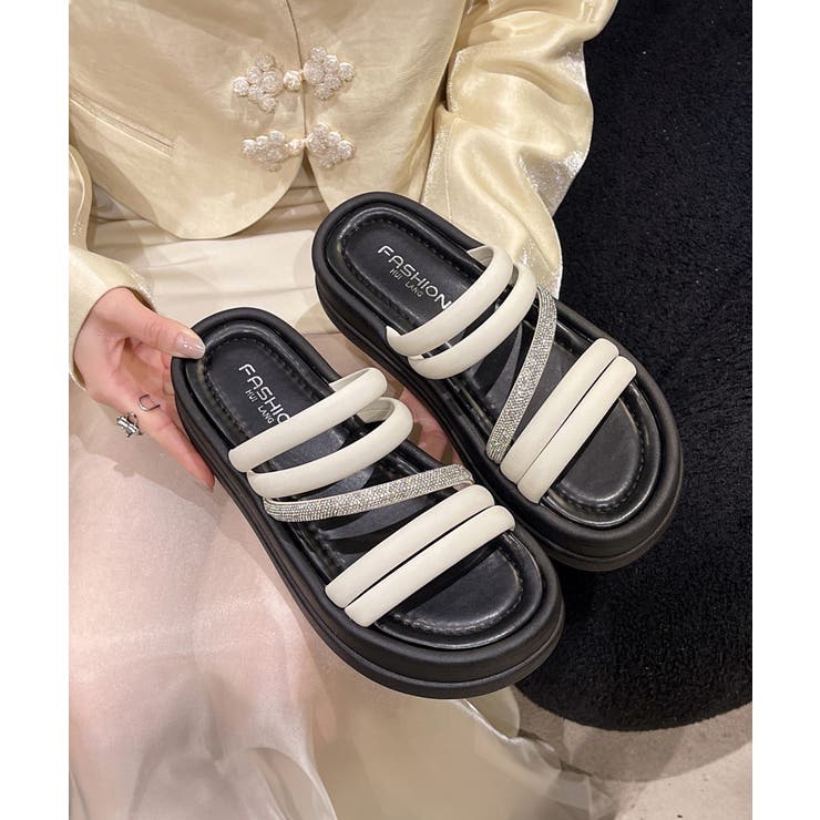 厚底サンダル ミュールサンダル 韓国風夏 | SUNSHINE CLOSET | 詳細画像8 