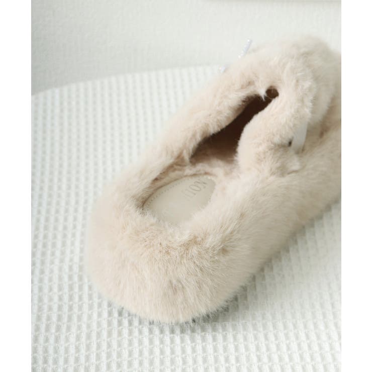 厚底ファーサンダル 蝶々 スリッパ 秋冬 | SUNSHINE CLOSET | 詳細画像31 