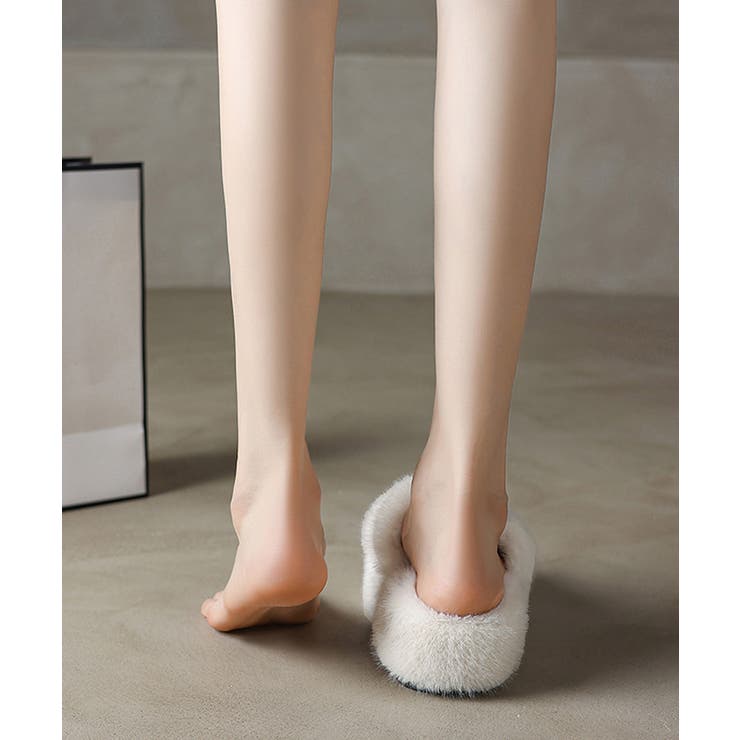 厚底ファーサンダル 蝶々 スリッパ 秋冬 | SUNSHINE CLOSET | 詳細画像6 