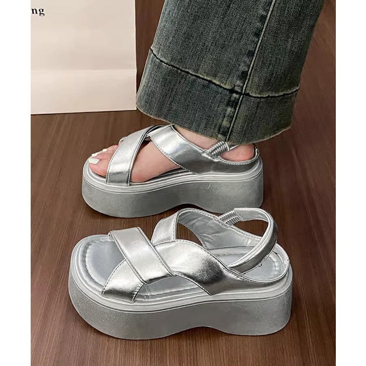 厚底サンダル クロスベルト レディース夏 | SUNSHINE CLOSET | 詳細画像11 