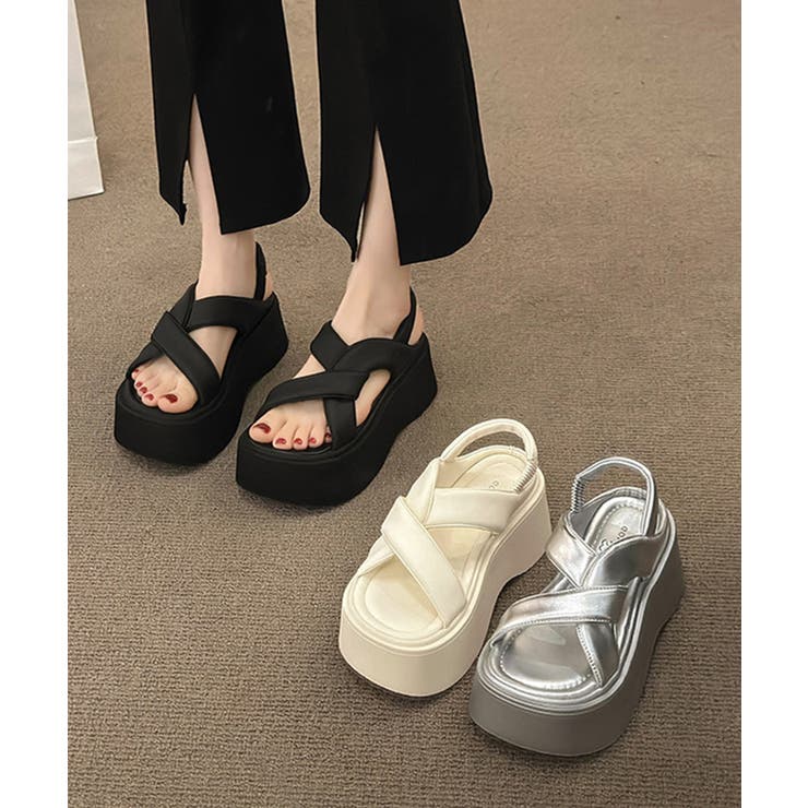 人気の厚底で魅力UP♡CHANEL サンダル 楽天市場】厚底サンダル（ブランドシャネル）（靴）の通販