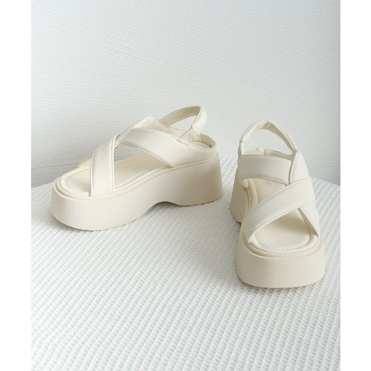 厚底サンダル クロスベルト レディース夏 | SUNSHINE CLOSET | 詳細画像19 