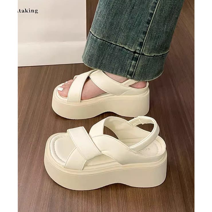 厚底サンダル クロスベルト レディース夏 | SUNSHINE CLOSET | 詳細画像7 