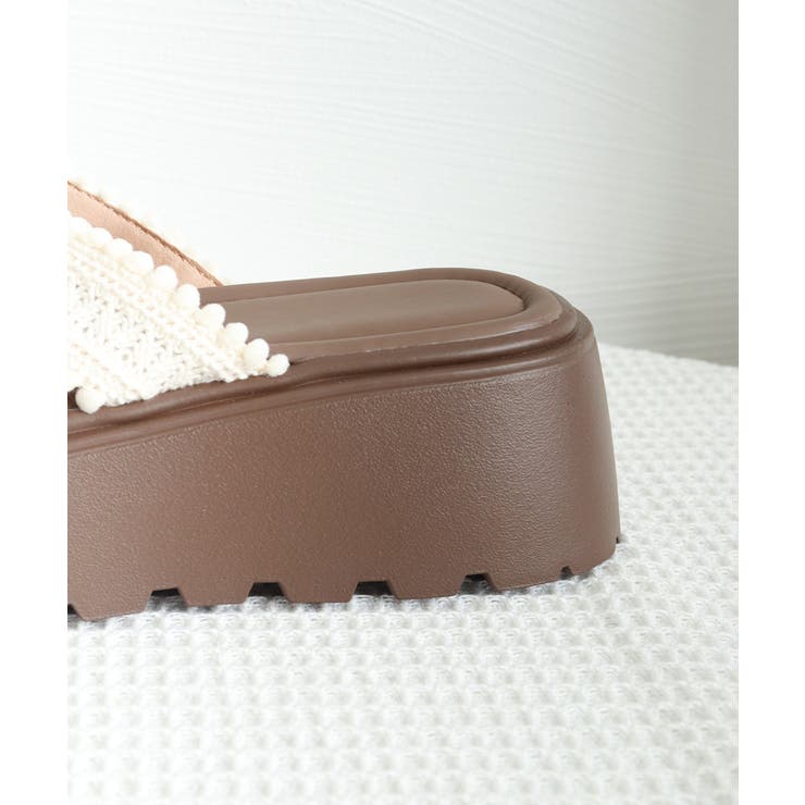 厚底サンダル レディース クロッシー編み | SUNSHINE CLOSET | 詳細画像21 