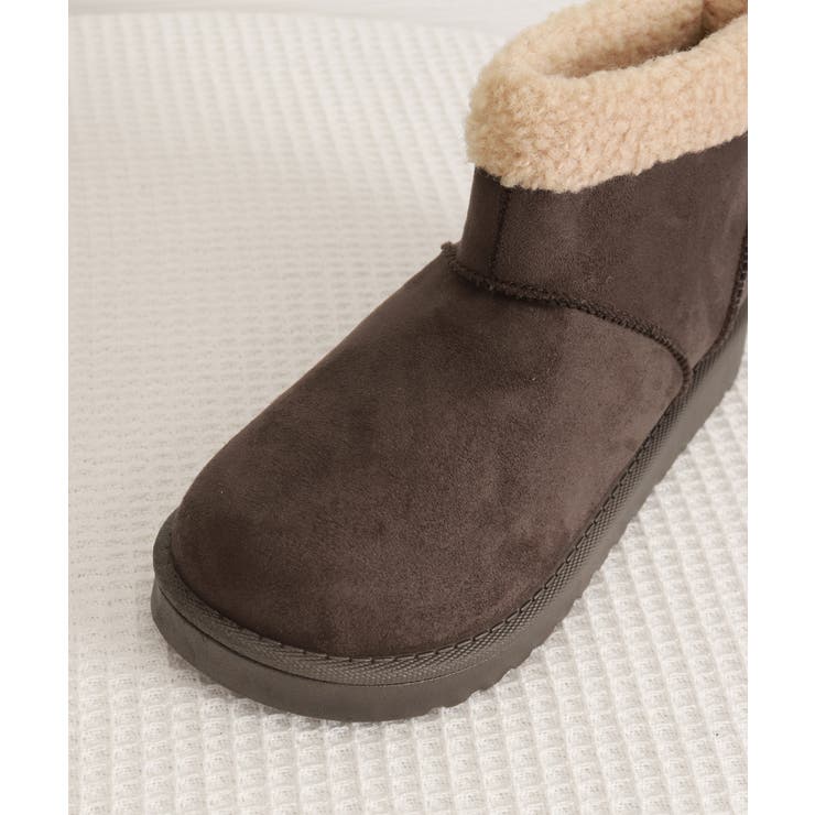 ムートンブーツ 厚底無地 ショートブーツ | SUNSHINE CLOSET | 詳細画像28 