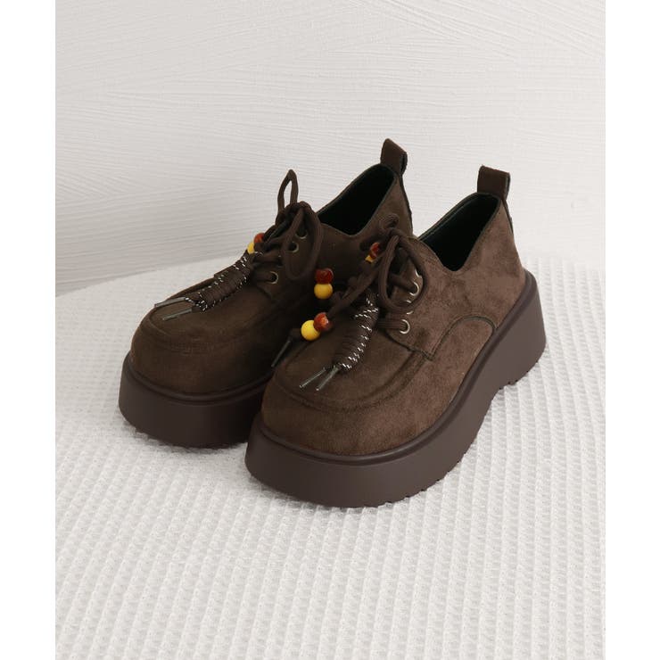 厚底ローファー レースアップ 韓国風靴 | SUNSHINE CLOSET | 詳細画像11 