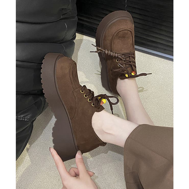 厚底ローファー レースアップ 韓国風靴 | SUNSHINE CLOSET | 詳細画像7 