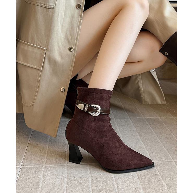 ポインテッドトゥ ブーツ ショートブーツ | SUNSHINE CLOSET | 詳細画像13 