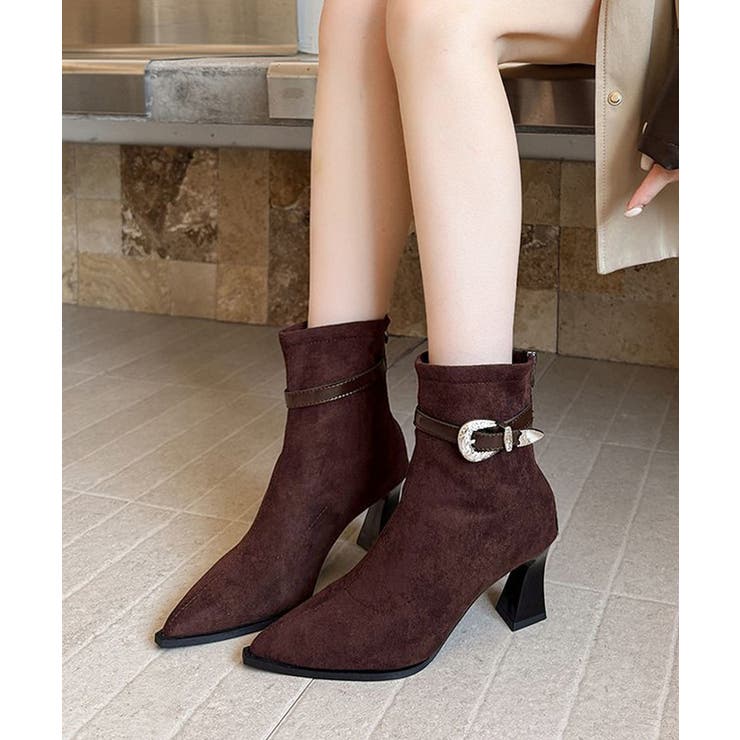 ポインテッドトゥ ブーツ ショートブーツ | SUNSHINE CLOSET | 詳細画像9 