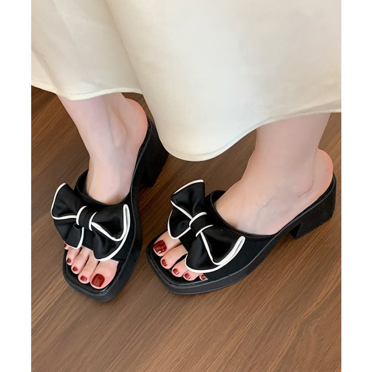 レディース チャンキーヒール サマーサンダル | SUNSHINE CLOSET | 詳細画像4 