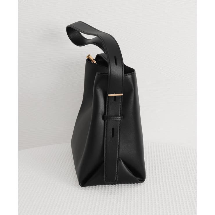 ショルダーバッグ 黒 無地 トートバッグ | SUNSHINE CLOSET | 詳細画像10 