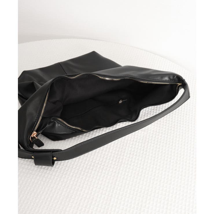 ショルダーバッグ PUレザーバッグ 黒 | SUNSHINE CLOSET | 詳細画像10 