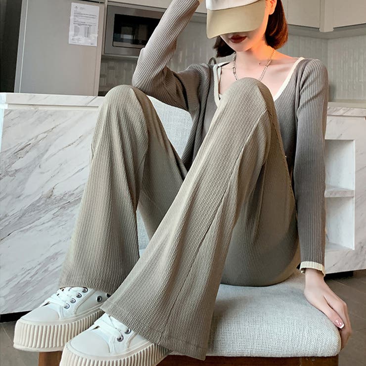 セミフレアパンツ レギンス 細身 韓国 | SUNSHINE CLOSET | 詳細画像13 