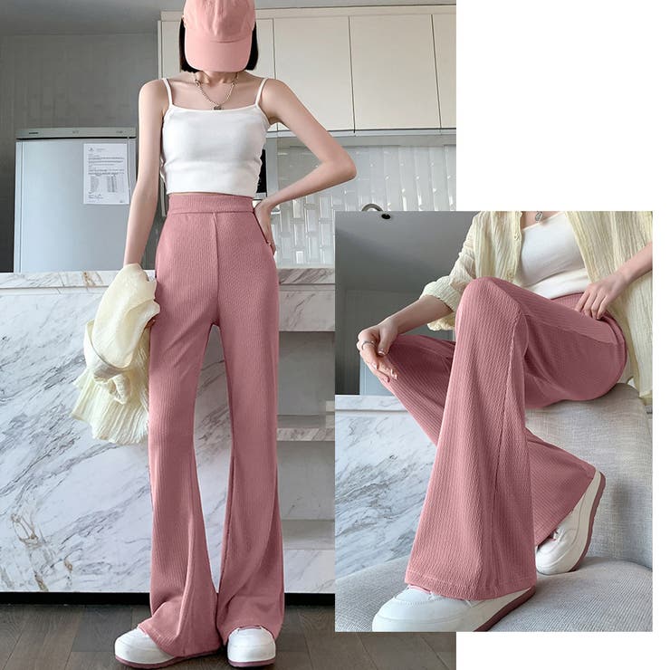 セミフレアパンツ レギンス 細身 韓国 | SUNSHINE CLOSET | 詳細画像17 