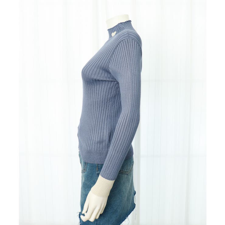 ニットトップス プチハイネック 配色 | SUNSHINE CLOSET | 詳細画像11 