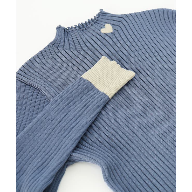 ニットトップス プチハイネック 配色 | SUNSHINE CLOSET | 詳細画像13 