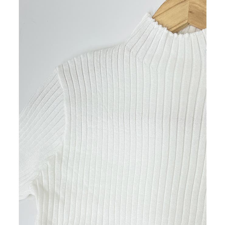 ニットトップス プチハイネック 配色 | SUNSHINE CLOSET | 詳細画像16 