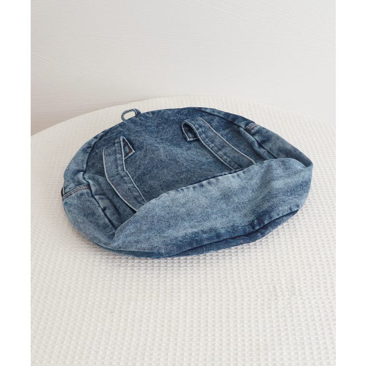 デニムトートバッグ ラウンドバッグ 無地 | SUNSHINE CLOSET | 詳細画像29 