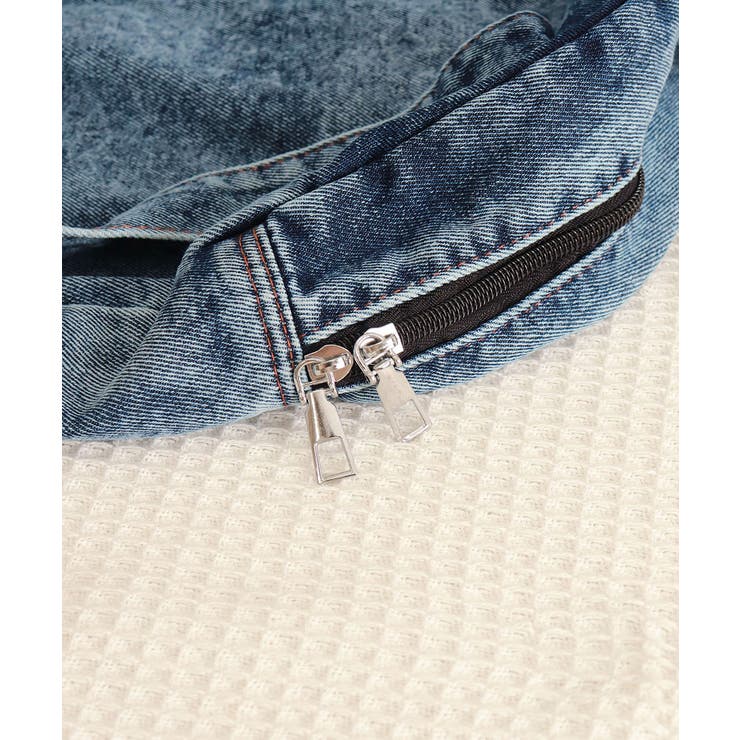 デニムトートバッグ ラウンドバッグ 無地 | SUNSHINE CLOSET | 詳細画像30 