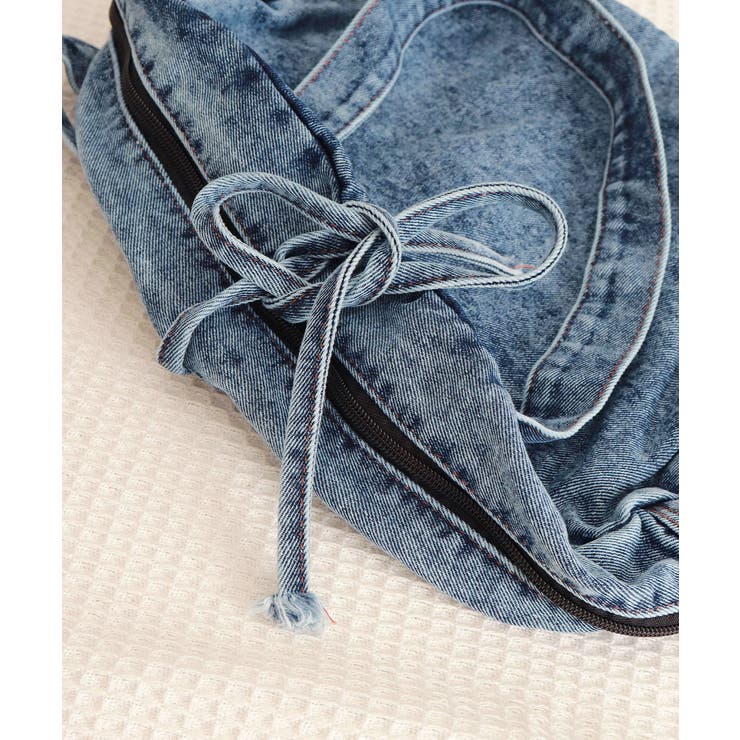 デニムトートバッグ ラウンドバッグ 無地 | SUNSHINE CLOSET | 詳細画像31 