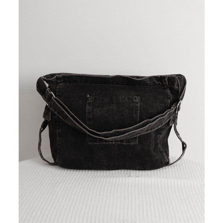 デニム ショルダーバッグ A4 大容量 | SUNSHINE CLOSET | 詳細画像15 