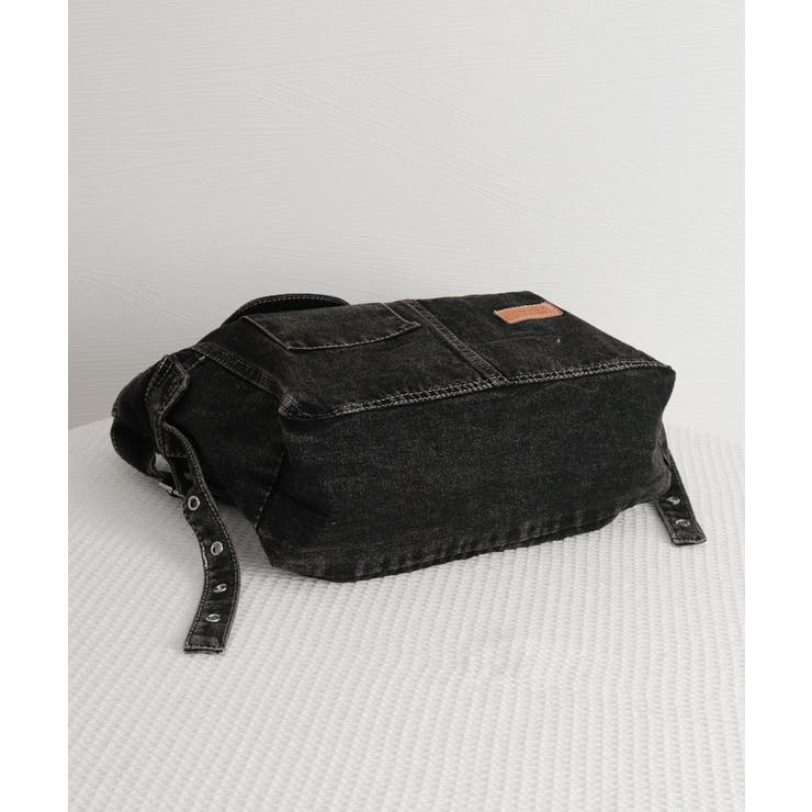 デニム ショルダーバッグ A4 大容量 | SUNSHINE CLOSET | 詳細画像17 