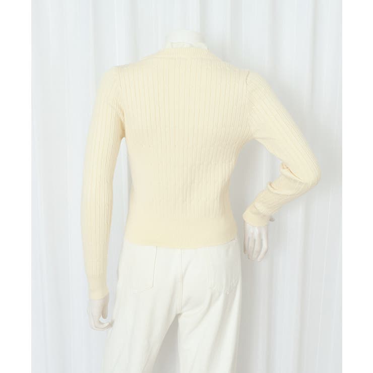 ニットトップスレディース リボン フリル | SUNSHINE CLOSET | 詳細画像15 