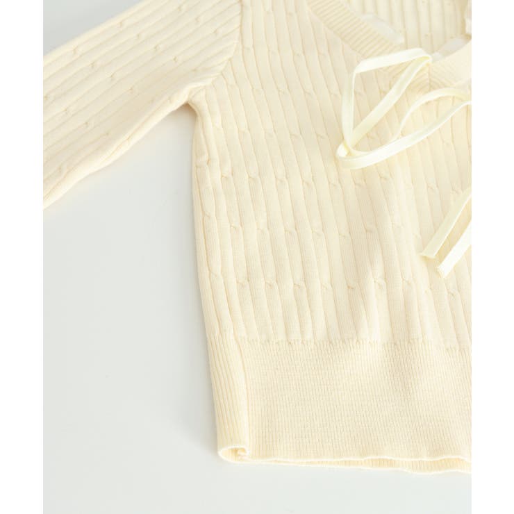 ニットトップスレディース リボン フリル | SUNSHINE CLOSET | 詳細画像17 