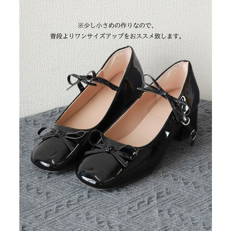 パンプス レディース スクエアトゥ | SUNSHINE CLOSET | 詳細画像18 