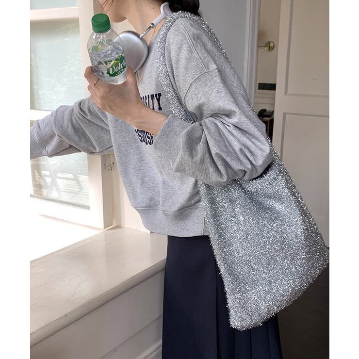 ニットトートバッグ ラメシャギー | SUNSHINE CLOSET | 詳細画像12 