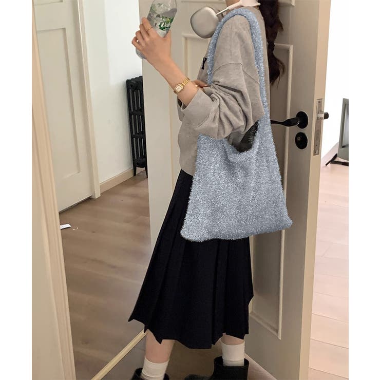 ニットトートバッグ ラメシャギー | SUNSHINE CLOSET | 詳細画像13 
