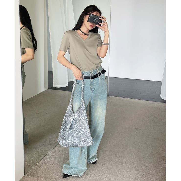 ニットトートバッグ ラメシャギー | SUNSHINE CLOSET | 詳細画像17 