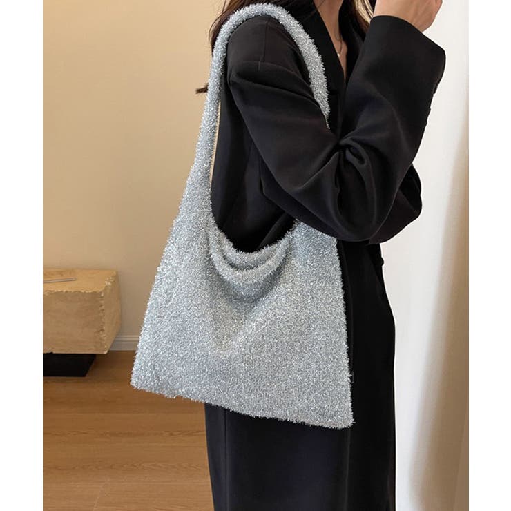 ニットトートバッグ ラメシャギー | SUNSHINE CLOSET | 詳細画像21 