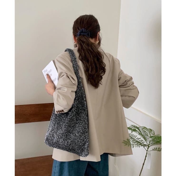 ニットトートバッグ ラメシャギー | SUNSHINE CLOSET | 詳細画像3 