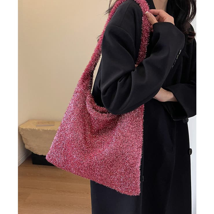 ニットトートバッグ ラメシャギー | SUNSHINE CLOSET | 詳細画像32 