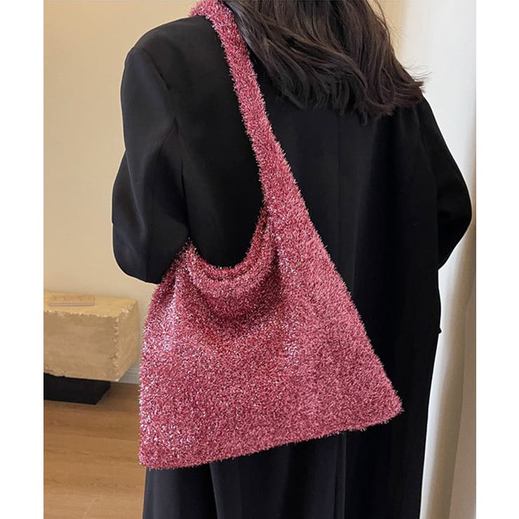 ニットトートバッグ ラメシャギー | SUNSHINE CLOSET | 詳細画像33 