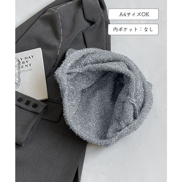 ニットトートバッグ ラメシャギー | SUNSHINE CLOSET | 詳細画像38 