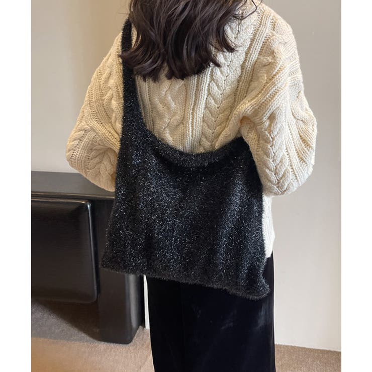 ニットトートバッグ ラメシャギー | SUNSHINE CLOSET | 詳細画像8 