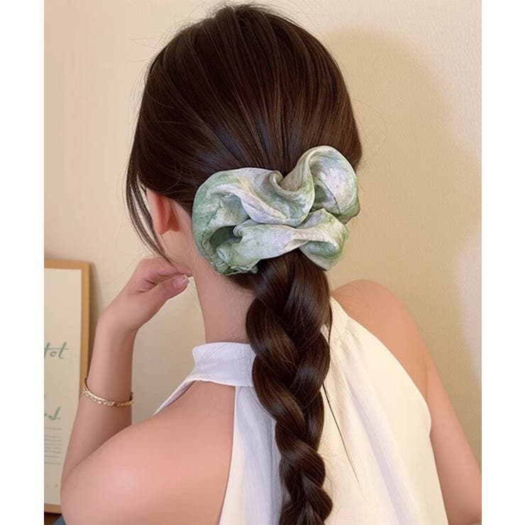 シュシュ マーブル柄 ボリュームヘアゴム | SUNSHINE CLOSET | 詳細画像4 