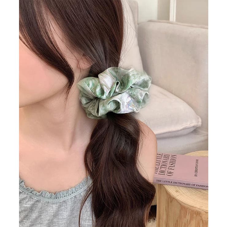 シュシュ マーブル柄 ボリュームヘアゴム | SUNSHINE CLOSET | 詳細画像6 