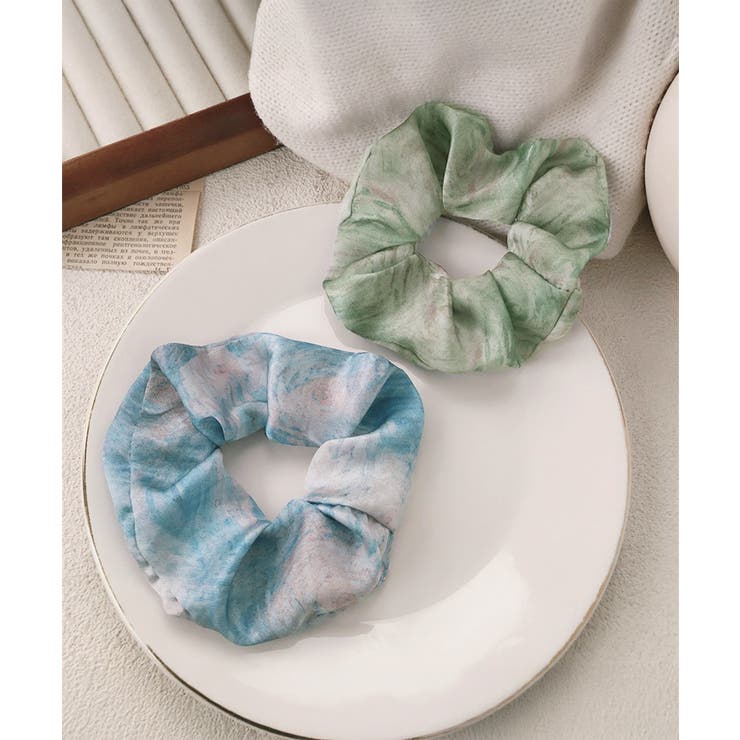 シュシュ マーブル柄 ボリュームヘアゴム | SUNSHINE CLOSET | 詳細画像8 