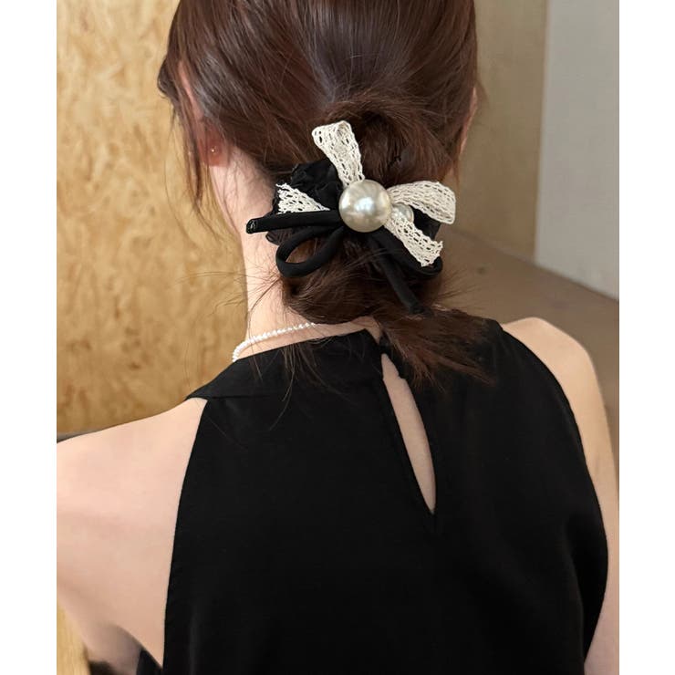 ヘアゴム シュシュ レース蝶結び 韓国風 | SUNSHINE CLOSET | 詳細画像10 