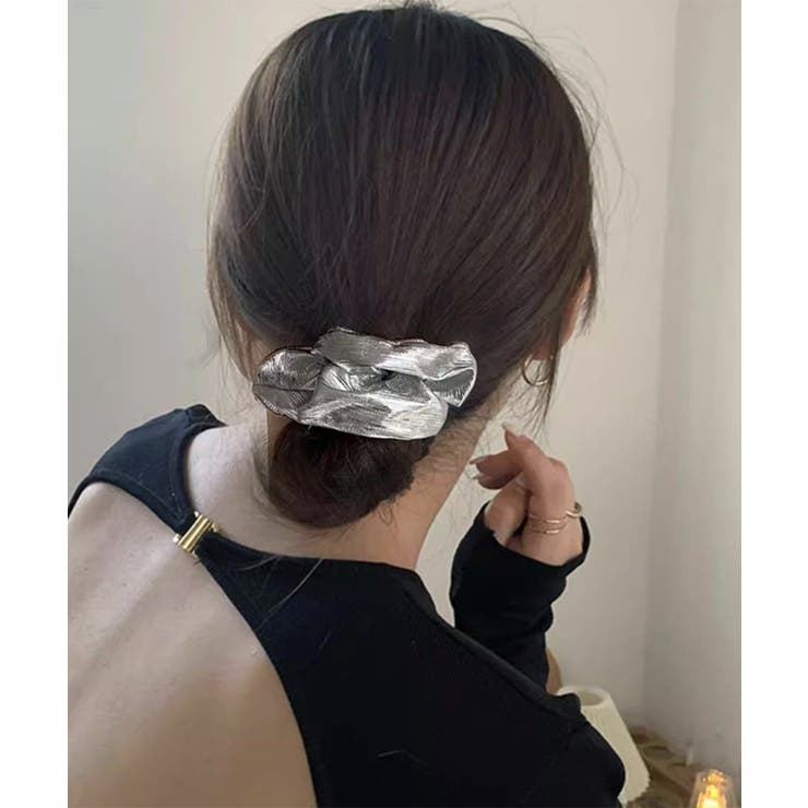 シュシュ ヘアゴム 光沢感 韓国風髪飾り | SUNSHINE CLOSET | 詳細画像5 